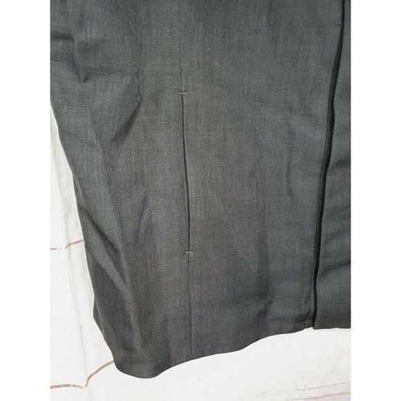 Cintas Men XL Charcoal Gray Men 2 Pocket Polyester Side Slit Suit Or Casual Vest - Picture 3 of 12